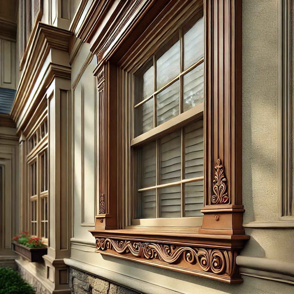 exterior window trim molding ideas Classic Wood Trim 